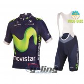 2016 Movistar Cycling Jersey and Bib Shorts Kit Blue green
