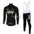 Sky Cycling Jersey and Kit Long Sleeve 2017 black