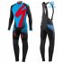 2016 Specialized Long Sleeve Cycling Jersey and Bib Pants Kit Black Blue