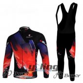 2012 Nalini Long Sleeve Cycling Jersey and Bib Pants Kits Red An