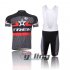 2011 Trek Cycling Jersey and Bib Shorts Kit Black Red