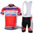 2013 Katusha Cycling Jersey and Bib Shorts Kit White Red