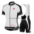 2015 Castelli Cycling Jersey and Bib Shorts Kit Black White