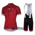 2016 Castelli Cycling Jersey and Bib Shorts Kit Red White