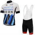 2017 Axeon Hagens Berman Cycling Jersey and Bib Shorts Kit white black