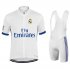 2017 Real Madrid Cycling Jersey and Bib Shorts Kit white