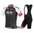 2016 Bora Argon Cycling Jersey and Bib Shorts Kit Black Red