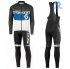 2016 Scott Long Sleeve Cycling Jersey and Bib Pants Kit Blue White