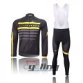 2013 LiveStrong Long Sleeve Cycling Jersey and Bib Pants Kits Bl