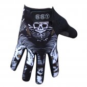 Skull Cycling Gloves black