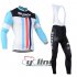 2014 Bianchi Long Sleeve Cycling Jersey and Bib Pants Kits Black
