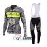 2016 SaxoBank Long Sleeve Cycling Jersey and Bib Pants Kits Gray
