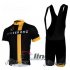 2011 LiveStrong Cycling Jersey and Bib Shorts Kit Black Yell