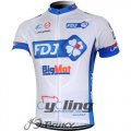 2012 Fdj Cycling Jersey and Bib Shorts Kit Cycling Jersey and Bi
