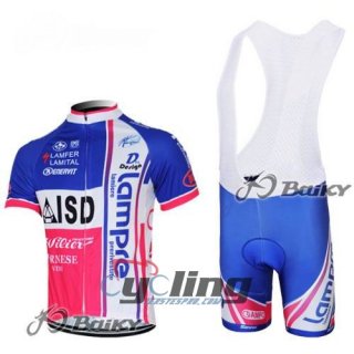 2013 Lampre Cycling Jersey and Bib Shorts Kit Blue Red [Ba0739]