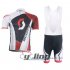 2013 Scott Cycling Jersey and Bib Shorts Kit White Red