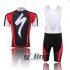 2013 Specialized Cycling Jersey and Bib Shorts Kit Black Red