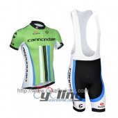 2014 Cannondale Garmin Cycling Jersey and Bib Shorts Kit Green White