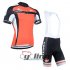 2014 Castelli Cycling Jersey and Bib Shorts Kit Black Orange