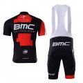 2017 BMC Cycling Jersey and Bib Shorts Kit red black