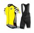 2016 Assos Cycling Jersey and Bib Shorts Kit Black Yellow