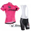 2016 Tour De Italia Cycling Jersey and Bib Shorts Kit Pink Black
