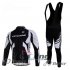 2012 Cannondale Garmin Long Sleeve Cycling Jersey and Bib Pants Kits Black White