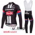 2016 Sky Long Sleeve Cycling Jersey and Bib Pants Kits Black