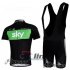 2011 Sky Cycling Jersey and Bib Shorts Kit Black Green