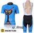 2011 Women Monton Cycling Jersey and Bib Shorts Kit Sky Blue