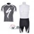 2014 Specialized Cycling Jersey and Bib Shorts Kit White Gra