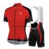 2015 Castelli Cycling Jersey and Bib Shorts Kit Black Red