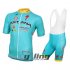 2016 Astana Cycling Jersey and Bib Shorts Kit Sky Blue Yellow