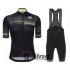 2016 Santini Cycling Jersey and Bib Shorts Kit Black Green
