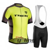 2016 Trek Cycling Jersey and Bib Shorts Kit Black Yellow