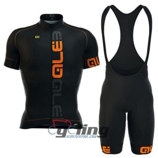 2016 ALE Cycling Jersey and Bib Shorts Kit Orange Black