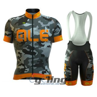 2016 ALE Cycling Jersey and Bib Shorts Kit Orange Gray [B0018]